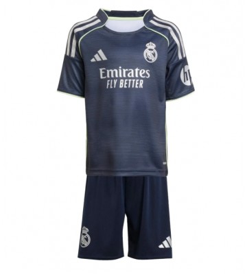 Real Madrid Jude Bellingham #5 Udebanetrøje Børn 2025-26 Kortærmet (+ Korte bukser)